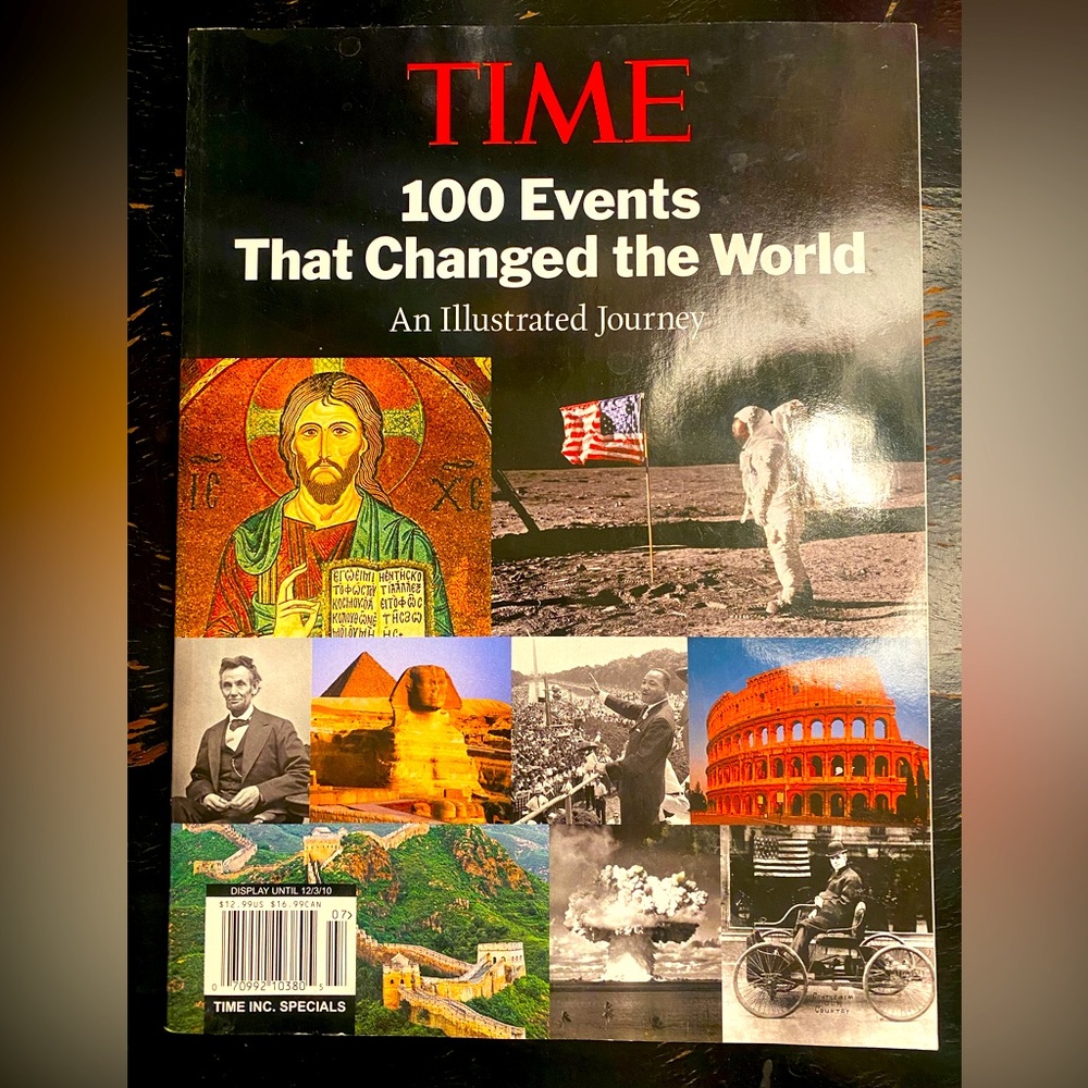 TIME 100 Events That Changed the World. An Illustrated Journey (122 pages)